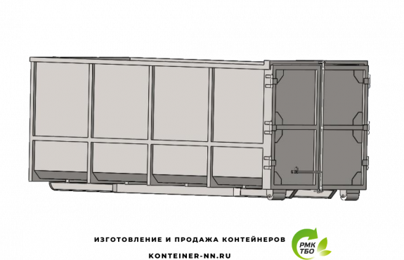 Металлический контейнер 32м3 Standart-4 для мусора