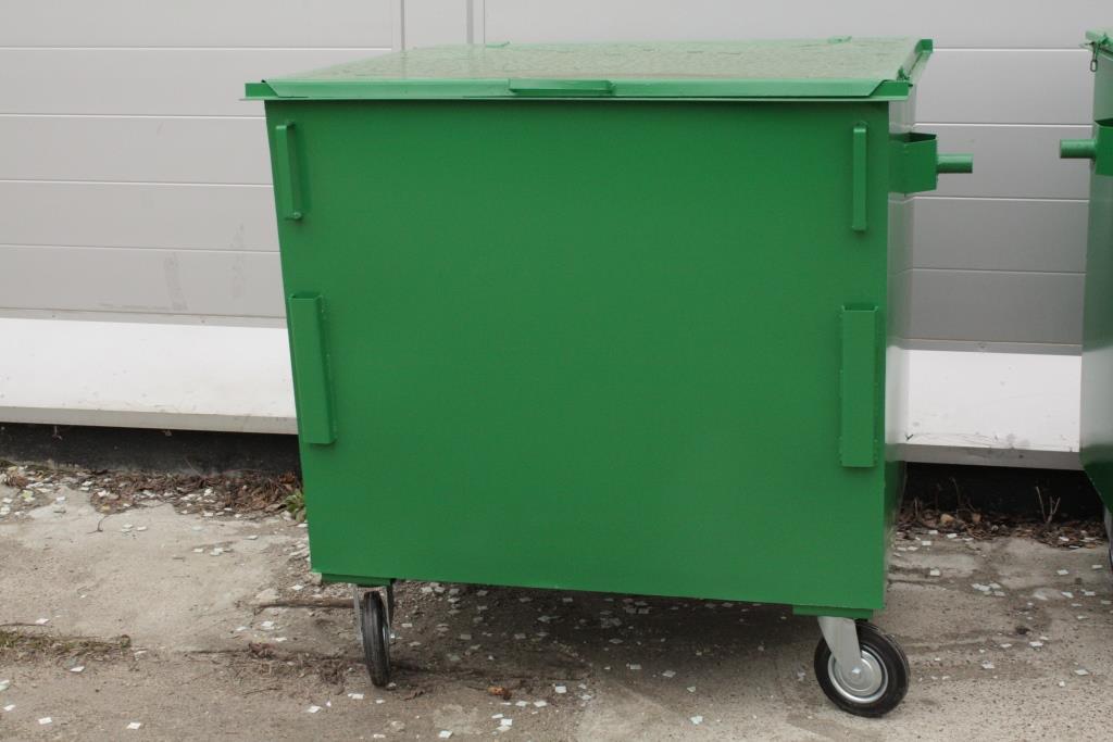 Купить контейнер 1,1 м3 с крышкой на колесах для ТБО (ТКО), РСО | РМК ТБО